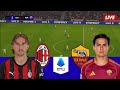 Live Serie A: AC Milan vs AS Roma ⚽ Full Match Replay & Live Scores (03/11/2025)