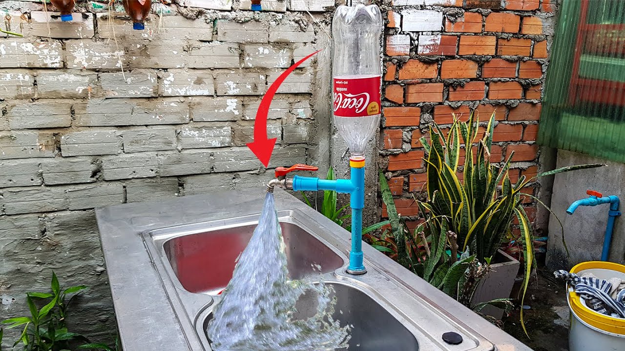 Amazing idea | How to fix faucet low water pressure #freeenergy #diy #