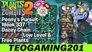 PvZ 2 | Penny's Pursuit | Week 337 Dazey Chain | Level 1-5 & Zomboss | 🌶🌶🌶 (LOW LEVEL) screenshot 3