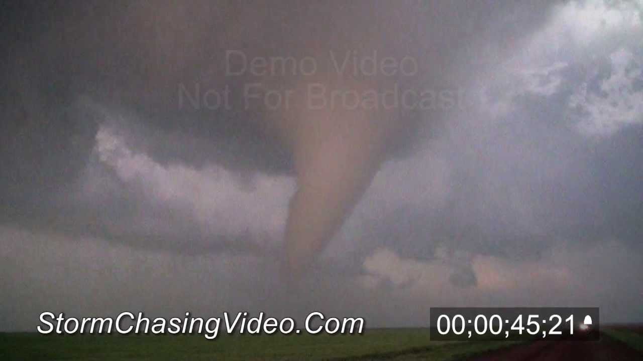 5/18/2013 Sanford, KS Large Cone Tornado Stock Footage Catalog