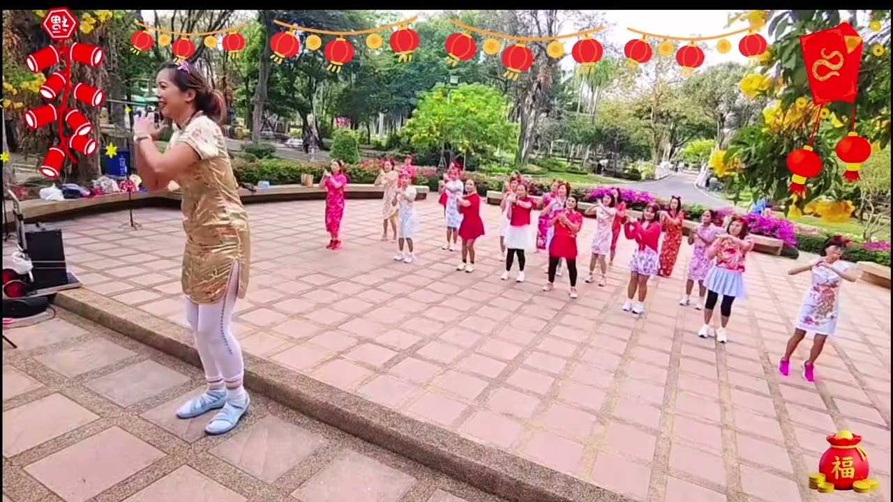 เพลง..H.N.Y เวอร์ชั่น ไทย และ จีน #chinesenewyear #2026  #ตรุษจีน #ท่าง่าย #สนุก @สวนธนฯ จ,พุธ 8-9น.