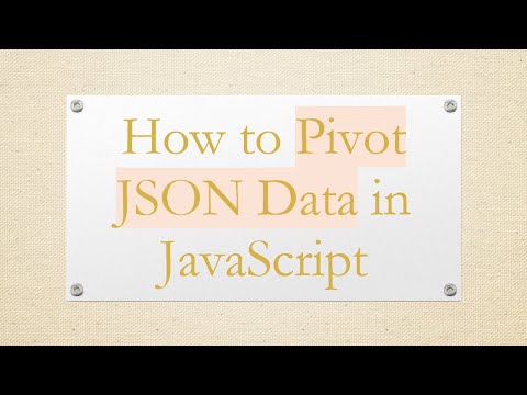 How to Pivot JSON Data in JavaScript
