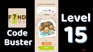 Code Busters Level 15 Walkthrough 🧩 | All Puzzle Solutions| Solutionguruji