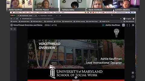 VoiceThread - Online Teaching Community of Practice
