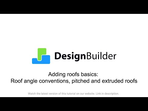 2.5 Adding roofs basics: roof angle conventions, pitched and extruded roofs