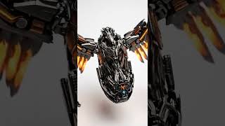 Futuristic Phoenix Transformer Build | Satisfying AI Animation #Phoenix #Transformer #Mecha #SciFi