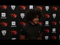 Oregon State Football: Trey Glasper Meets The Media (August 19, 2026)