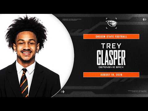 Oregon State Football: Trey Glasper Meets The Media (August 19, 2026)