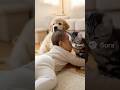 赤ちゃんと犬やかわいい動物たちの動画　　#funny #Retriever #baby #husky #Samoyed #Shiba Inu　#baby #cute