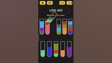 Water sort puzzle level 4072