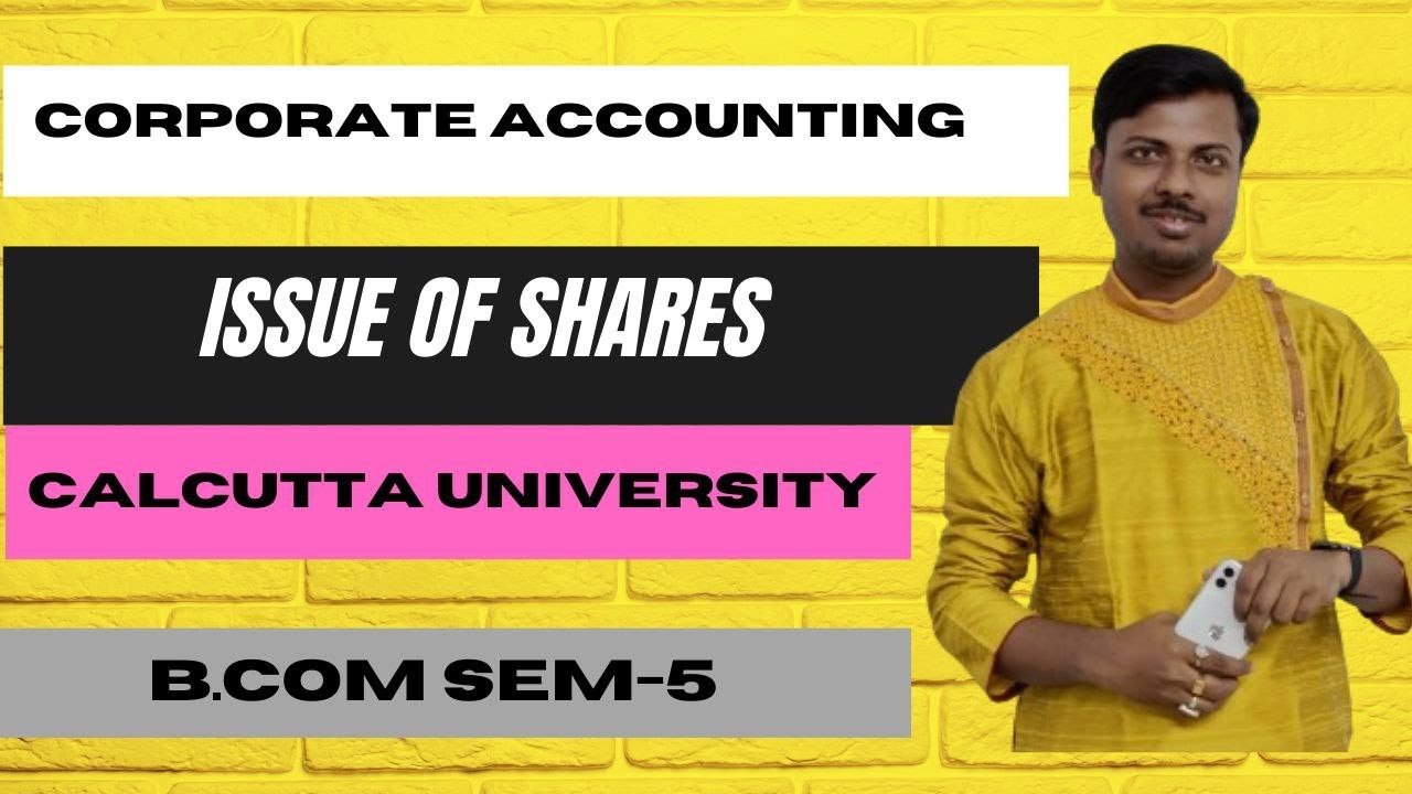 Day-22|| Issue of Shares - Concept & Format || B.Com  5th Semester || Corporate Accounting