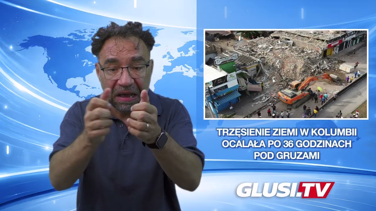 Trzęsienie ziemi w Kolumbii - ocalała po 36 godzinach pod gruzami