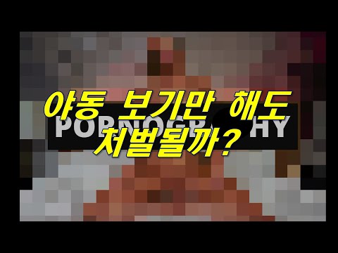 1분법률상식 야동 보기만 해도 처벌될까 Ft 성폭법 아청법 