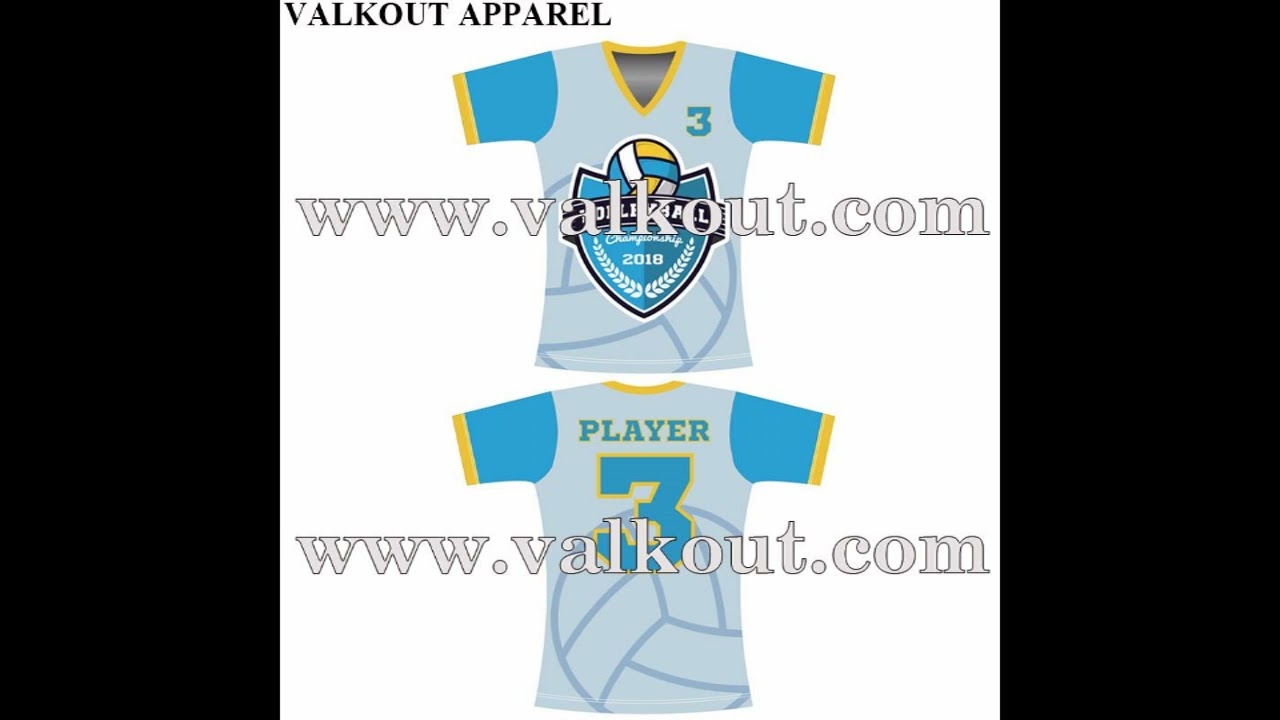 Custom Sublimated Volleyball Team Jersey Uniforms