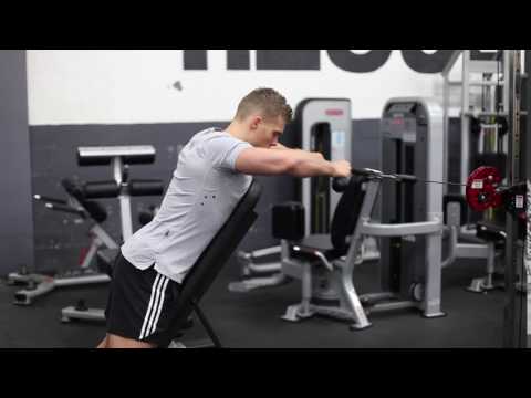 Chest Supported Cable Face Pulls Rope