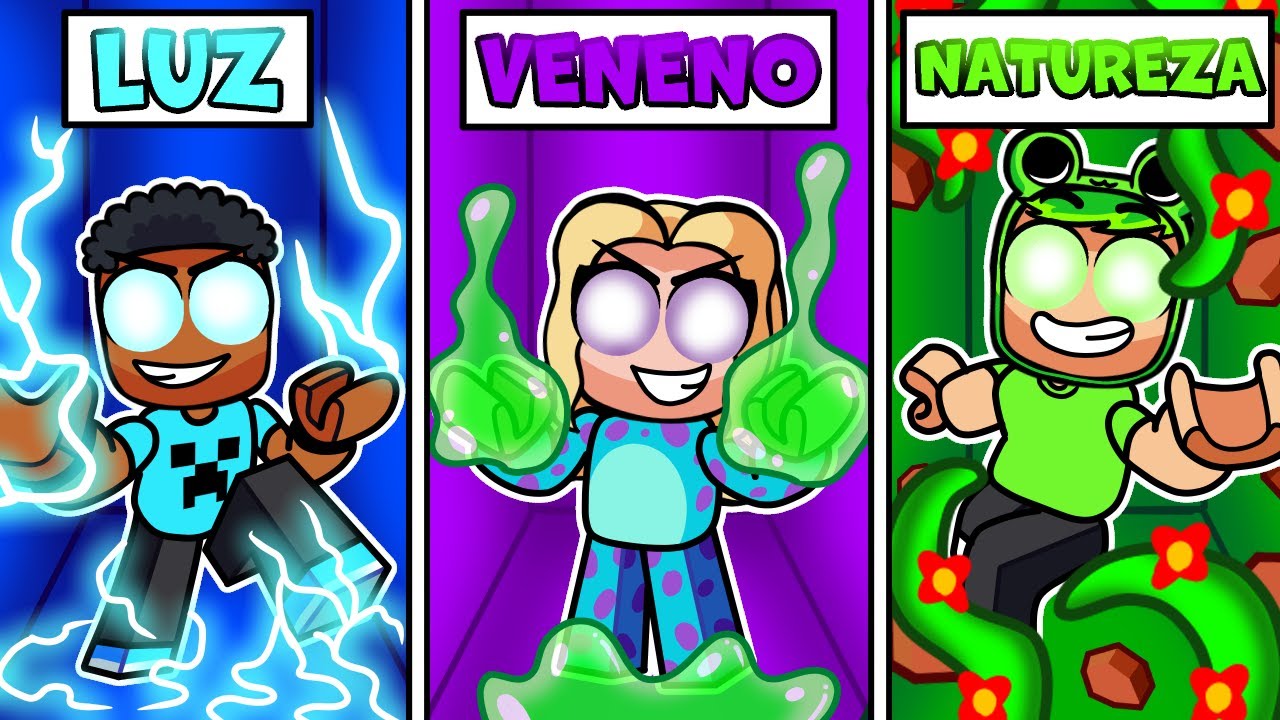 Roblox, mas quem tiver o MELHOR PODER ELEMENTAL, VENCE!