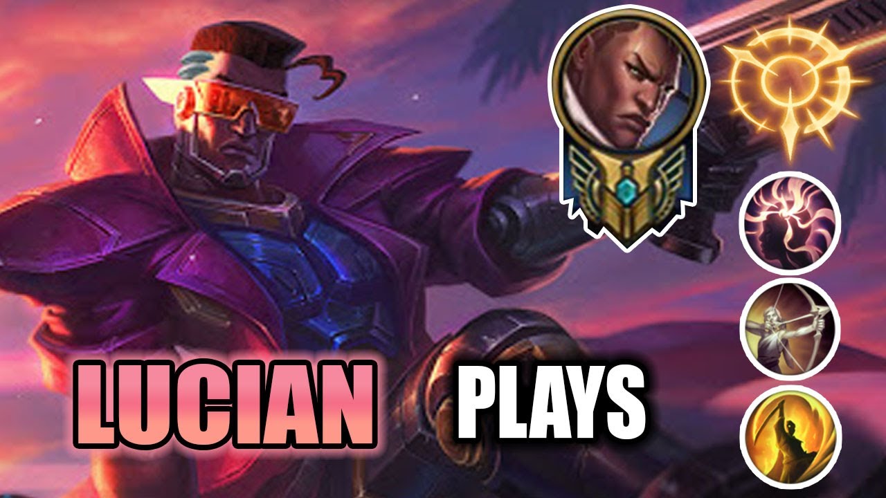 LUCIAN PLAYS | LUCIAN MONTAGE | League of Legends - YouTube