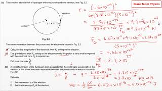 Practice Questions (A-level Physics) - Electric Fields 3
