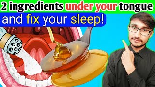 2 Ingredients Under Tongue Before Bed & You'll Sleep Like a Baby