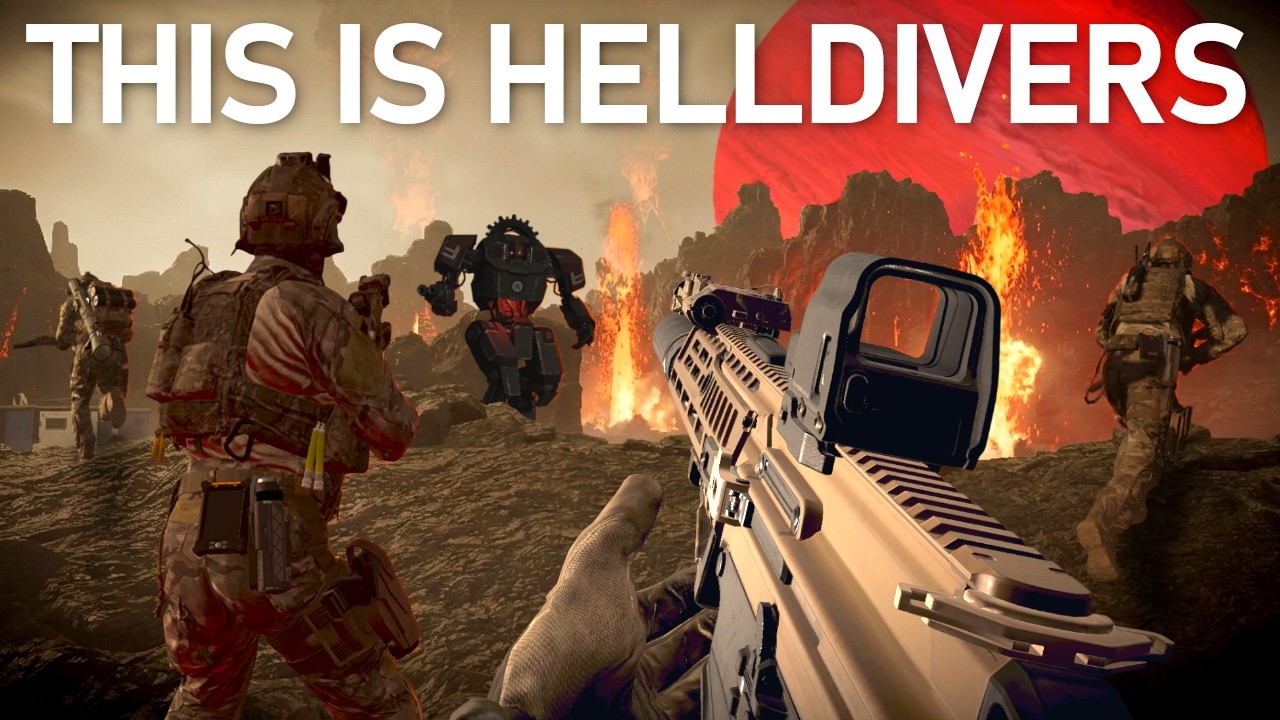 You NEED to try Helldivers 2 with military mods