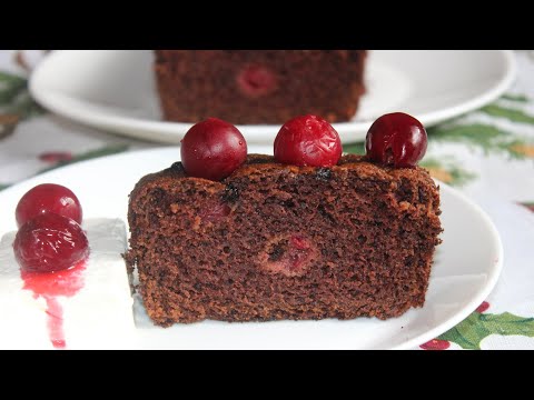 შოკოლადის კექსი ალუბლით