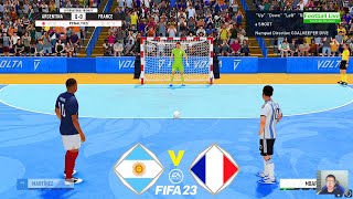 FIFA 23 | Argentina vs. France | Penalty Shootout Futsal | Mbappe vs Messi - Gameplay PC