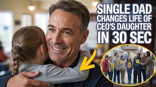 "Discover the Heartwarming Moment When a Single Dad Transformed the CEO’s Daughter’s Life in 30 S...
