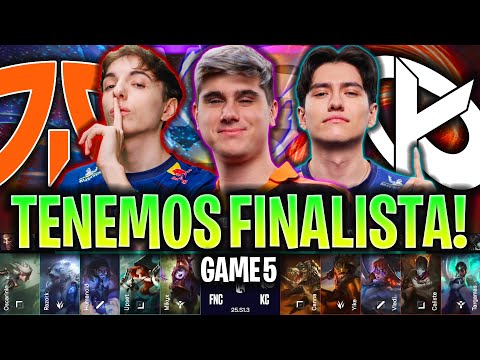 FNATIC Y RAZORK LUCHAN POR LLEGAR A LA FINAL! | KC vs FNC RESUMEN GAME 5 LEC INVIERNO SEMIFINAL