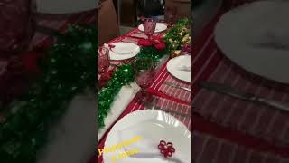 Preparando a mesa para o Natal! #receitas