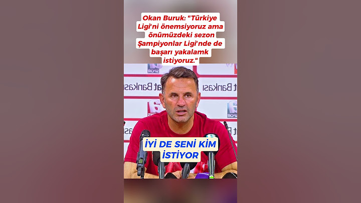 Okan Buruk’tan Net Mesaj: Ligde Varız, Avrupa’da da Olacağız