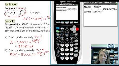 4.2.6 Continuously Compound Interest