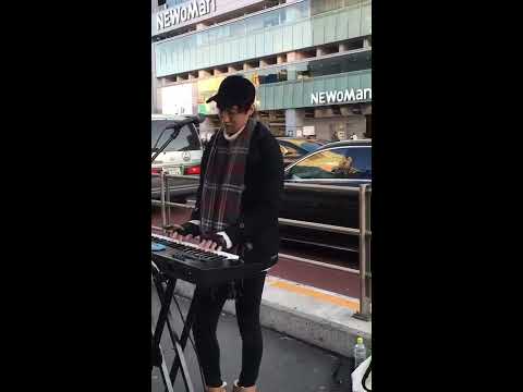 2019.1.13 平岡優也オリジナル曲 オンボロ自転車 新宿路上