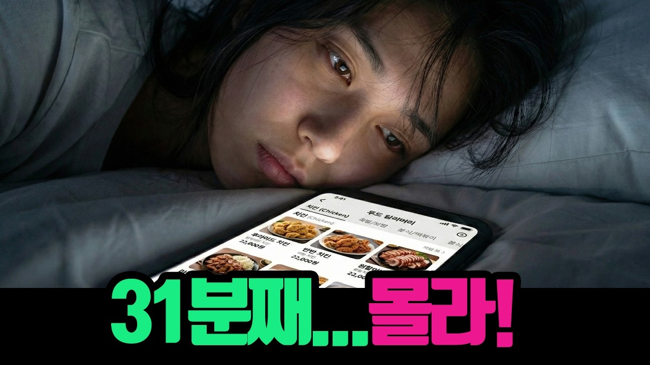새벽 1시, 배달앱 켜고 48분 만에 폰을 던진 난