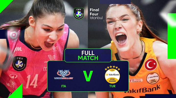 Final Four Istanbul I Numia Vero Volley MILANO vs  VakifBank ISTANBUL I Champions League Volley 2025