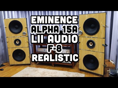 Video Clip test loa ván hở Eminence Alpha 15A x2, Lii Audio... - youtube