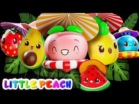 FUNKY Fruits SUMMER PARTY | Little Peach | Baby sensory Video