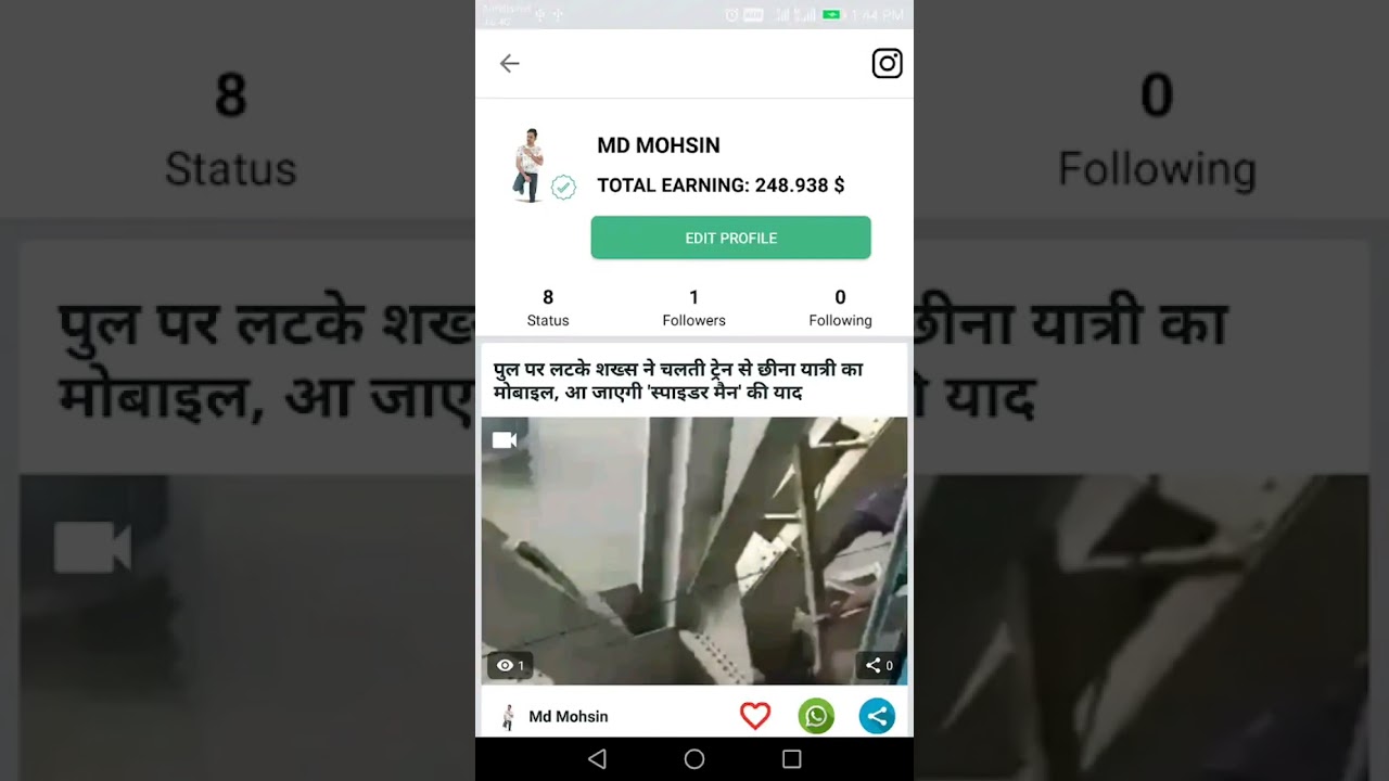 earn money by daily post in india & pakistan || legit app||Father on earning money app 2023