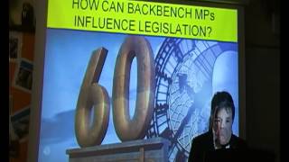 How can backbench MPs influence legislation?