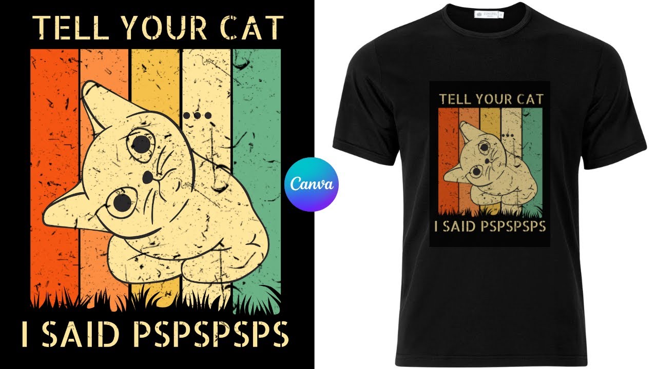 How To Create TShirt Designs With Canva Canva TShirt Design Tutorial YouTube