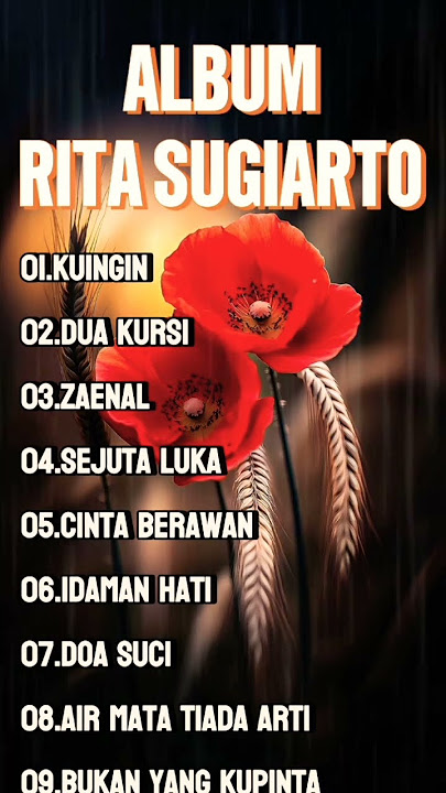 #music Famous popular Rita Sugiarto - Best popular most pleasant to listen to - tears are #lagu