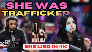 She lied about being trafficked and gets caught in 4K. False ACCUSATION!