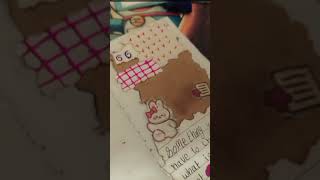 Journaling with a brown paper