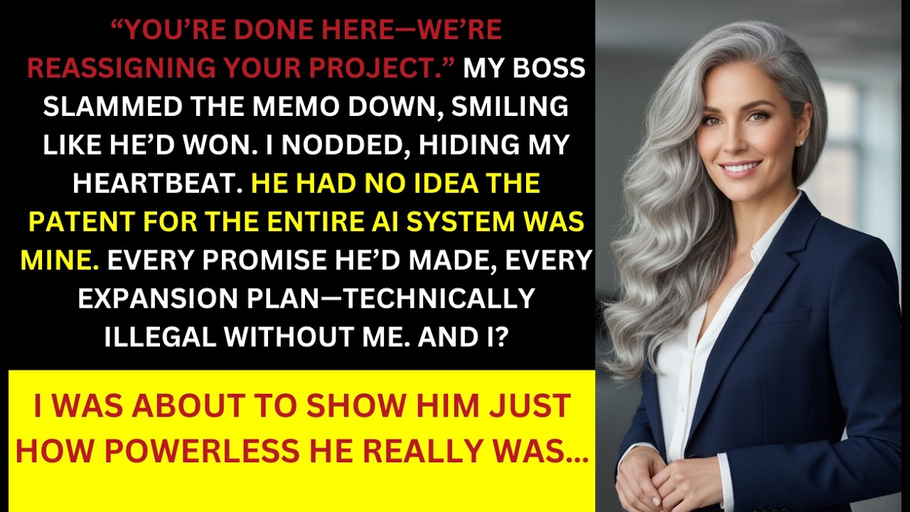 my director eliminated my role –not knowing i know the patent that keep the company alive