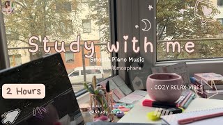 Study With Me on a Rainy Session  🌧️ | Piano Music for Deep Focus & Calm | Study Zone screenshot 4
