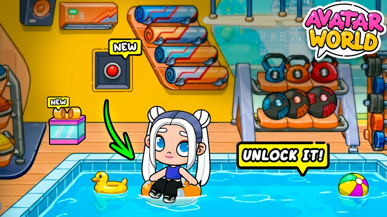 OMG! 😍 HIDDEN SWIMMING POOL!? 🏋️‍♀️💦 SECRET GYM LOCATION REVEALED!