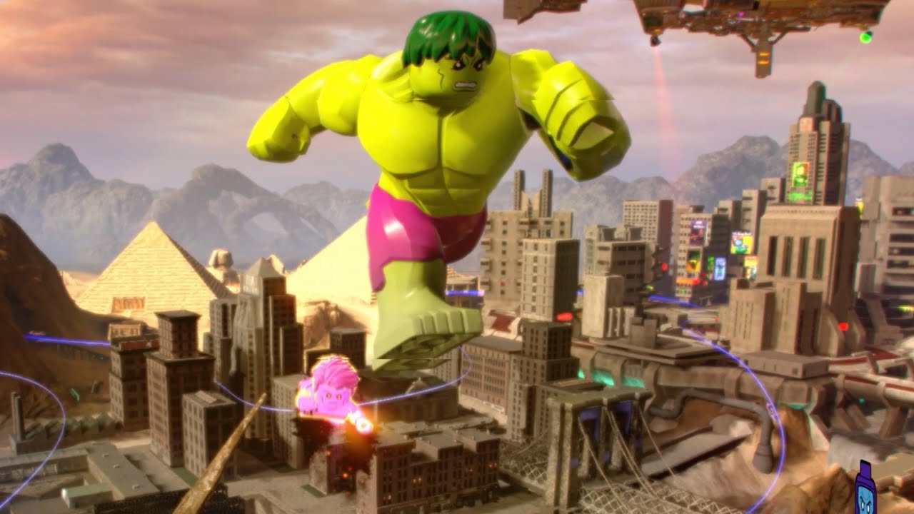 LEGO Marvel Super Heroes 2 SKYSCRAPER HULK 😱 BIGFIG PC MOD 4k Ultra HD 2160p!