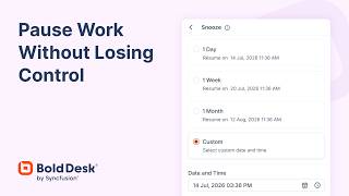 Snooze Tickets Without Missing Follow-Ups (Auto Reactivation)
