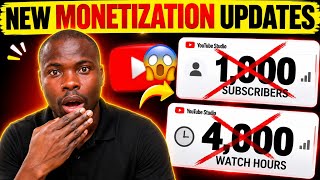 ‼️ URGENT: YouTube Just Changed Its Monetization Requirements! 😱 | New Update