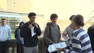 ‘It’s our civic duty’: UW-Madison students wait in long lines to vote early