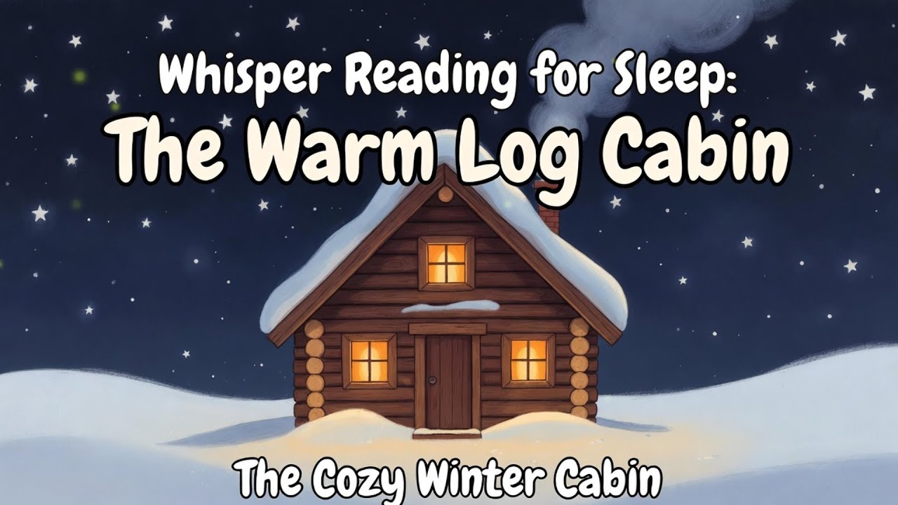 🪵✨ The Warm Log Cabin 🔥 Calming Whisper Bedtime Story for Toddlers 2–5 | Cozy Fire & Snow Hug 💤🫶